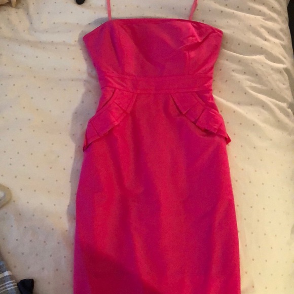 Jcrew cocktail dress hot pink - Picture 4 of 6